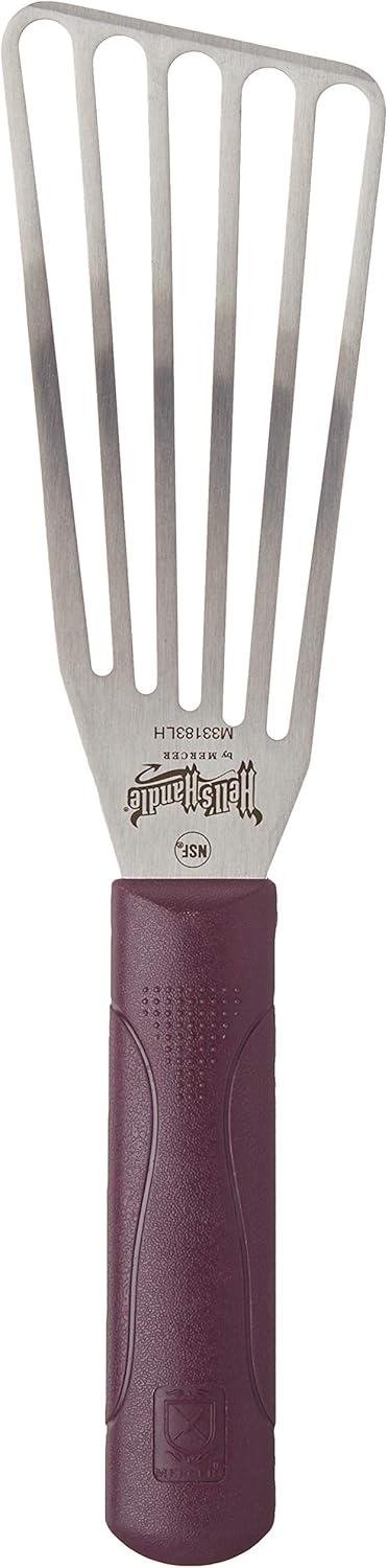 Mercer Culinary Hell's Handle, Fish Turner/Spatula, Left Handed, 3 Inch x 6 Inch