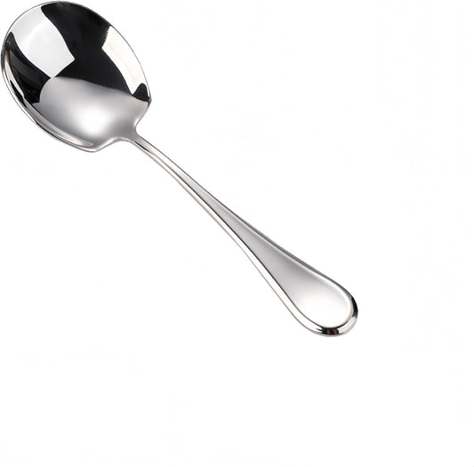 Small Serving Spoon 18/10 Stainless Steel 8'' Buffet Spoon,Dishwasher Safe,Pack of 1