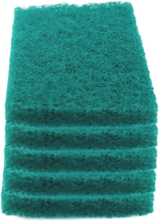 Heavy Duty Scour Pads, Non-Scratch Scrub Sponges, ULIFESTAR 5PCS Dish Scrubber Scouring Pads, Dual-Sided Reusable Household Scrub Pads for Dishes,Dish Cleaning Tool,Kitchen Scrubbers & Metal Grills