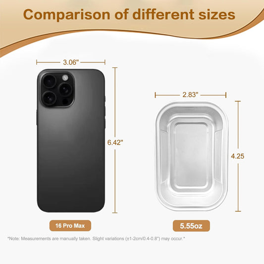 Mini Cake Pans With Lids And Spoons,5.5 oz Rectangle Mini individual Loaf Pans Disposable Aluminum Foil Small Baking Cups Tins (200, Gold)