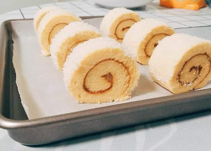 11 Inch Baking Sheets Pan Nonstick Set of 2, Walooza Cookie Sheet Replacement Toaster Oven Tray，Deep Size 1 inch Bakeware, Non Toxic & Heavy Duty & Easy Clean