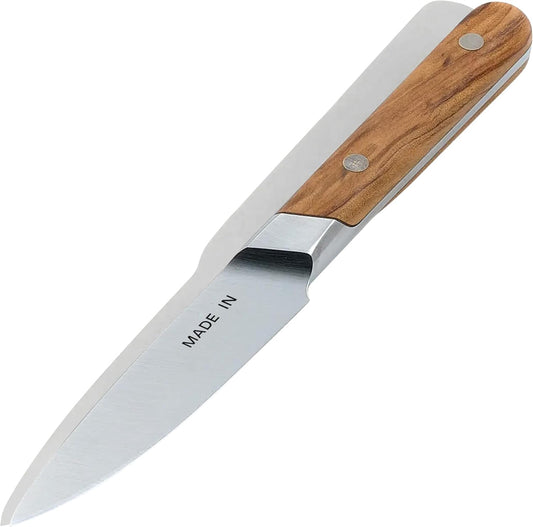 Made In Cookware - 4" Paring Knife France - Full Tang With Olive Wood Handle
