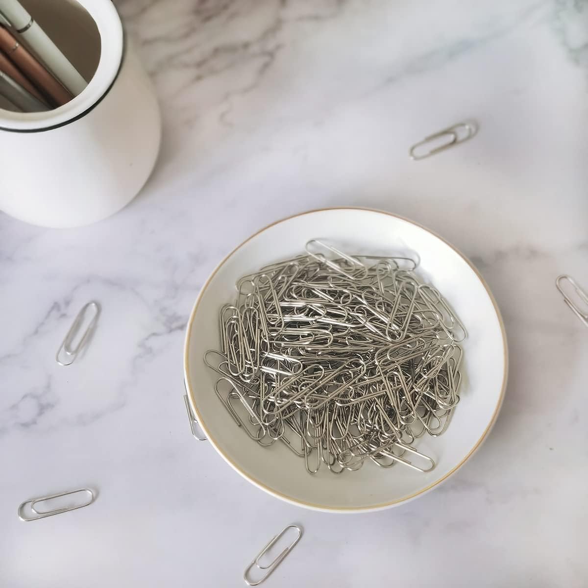 4.75" Ceramic Jewelry Tray, Small Ring Dish Holder Trinket Tray, Catch All Trays for Ring Earring Necklace Key, Christmas Gifts for Women Girls, White