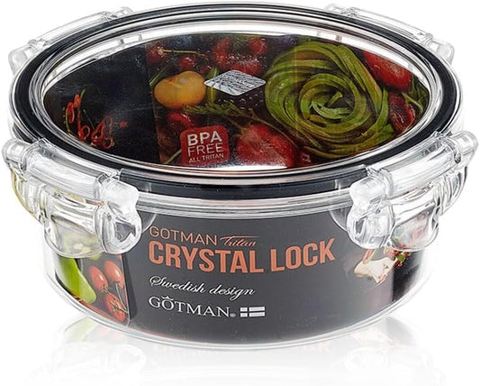 Airtight Food Storage Containers(40.6 oz) 100% Tritan BPA-Free Vegetable Organizer Boxes | Microwave & Freezer Safe Food Containers with Lids | Leak-Proof Lids