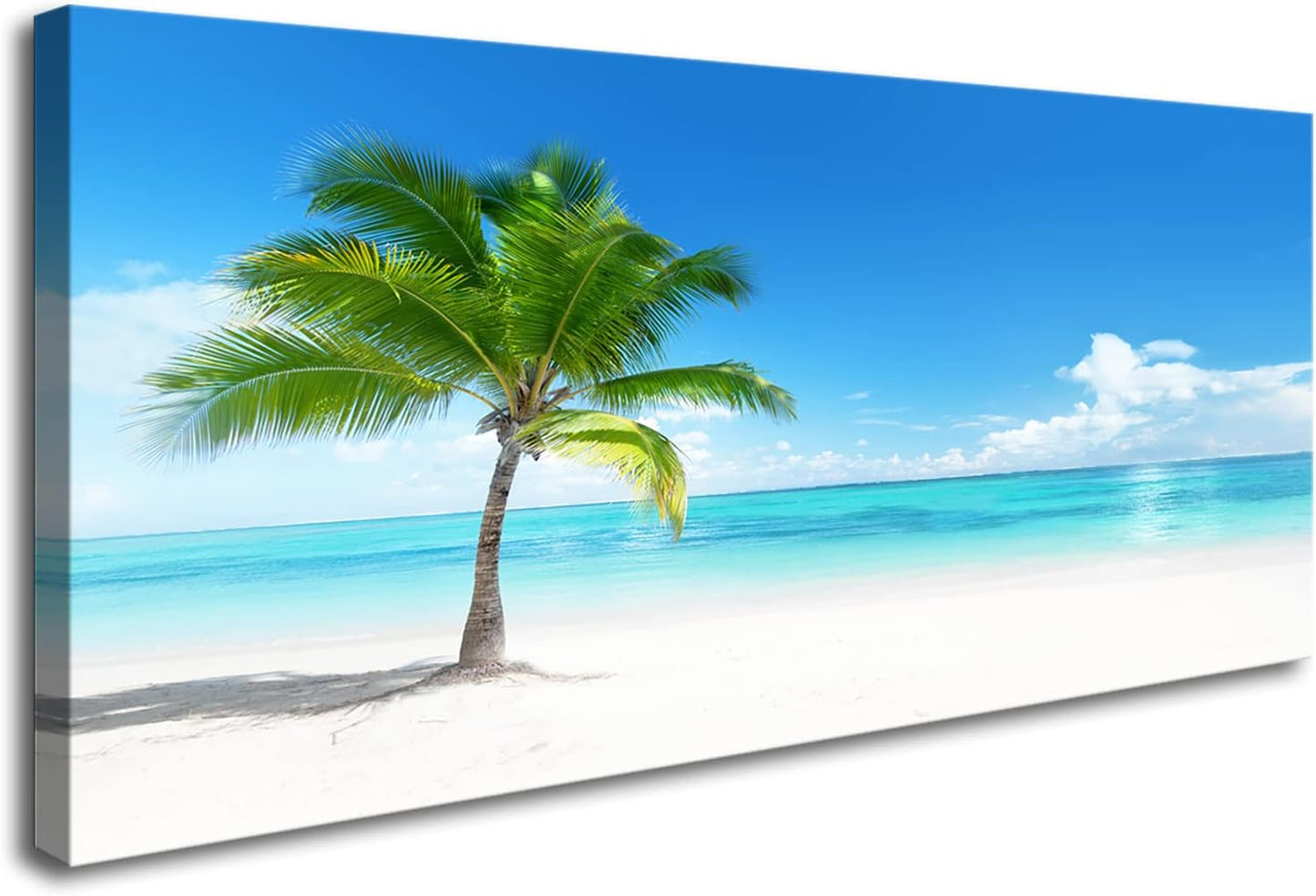 YYYYHPP YP0862 Beach Wall Art Palm On The Nature Picture Canvas Painting Beach Seascape Wall Art Prints For Bathroom Living Room Bedroom Kitchen Home and Office Wall Decor