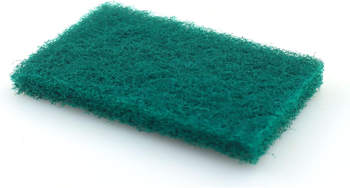Heavy Duty Scour Pads, Non-Scratch Scrub Sponges, ULIFESTAR 5PCS Dish Scrubber Scouring Pads, Dual-Sided Reusable Household Scrub Pads for Dishes,Dish Cleaning Tool,Kitchen Scrubbers & Metal Grills