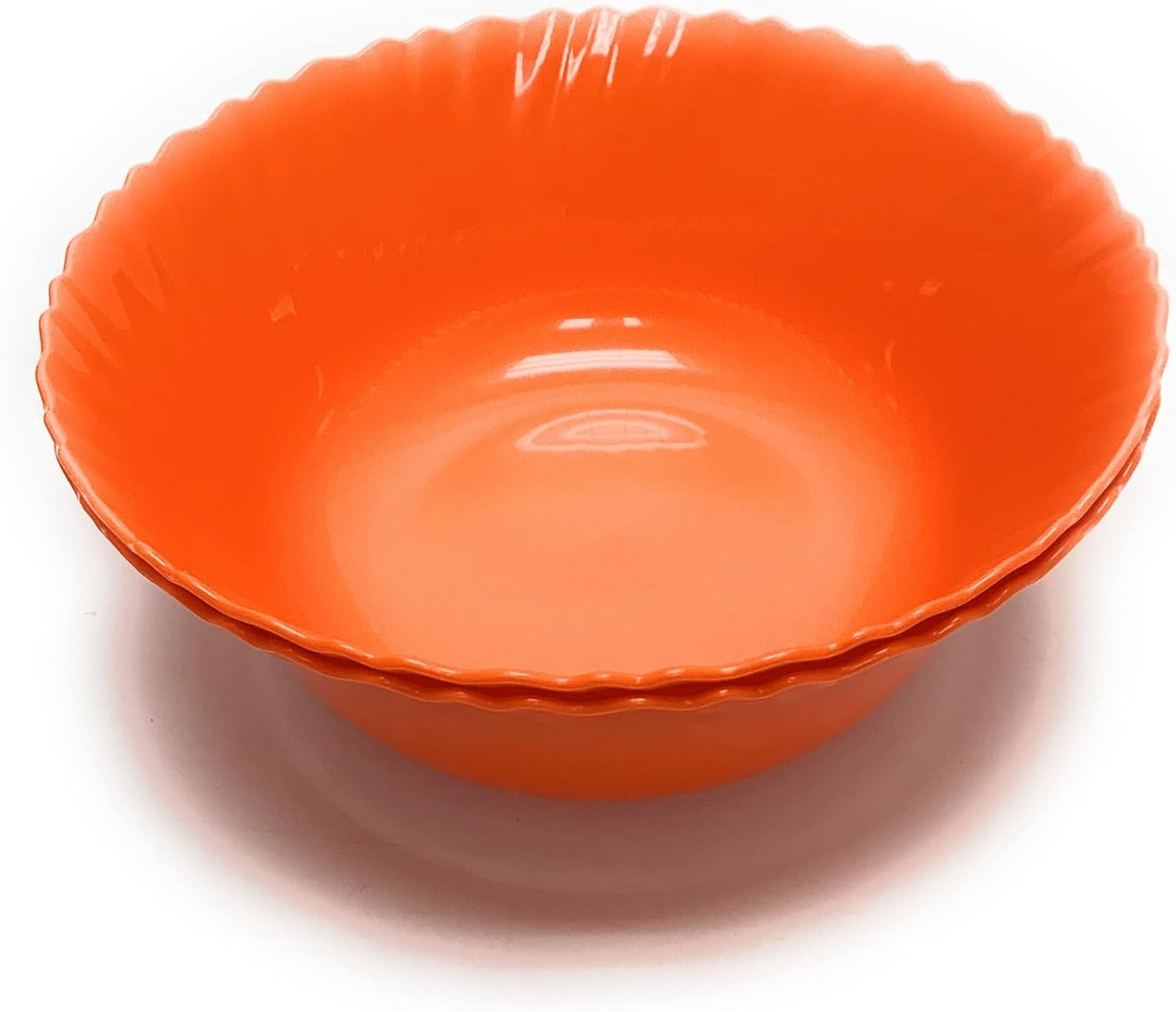 Mintra Home Curly Collection (9.7in Medium Bowl - 2pk, Orange)