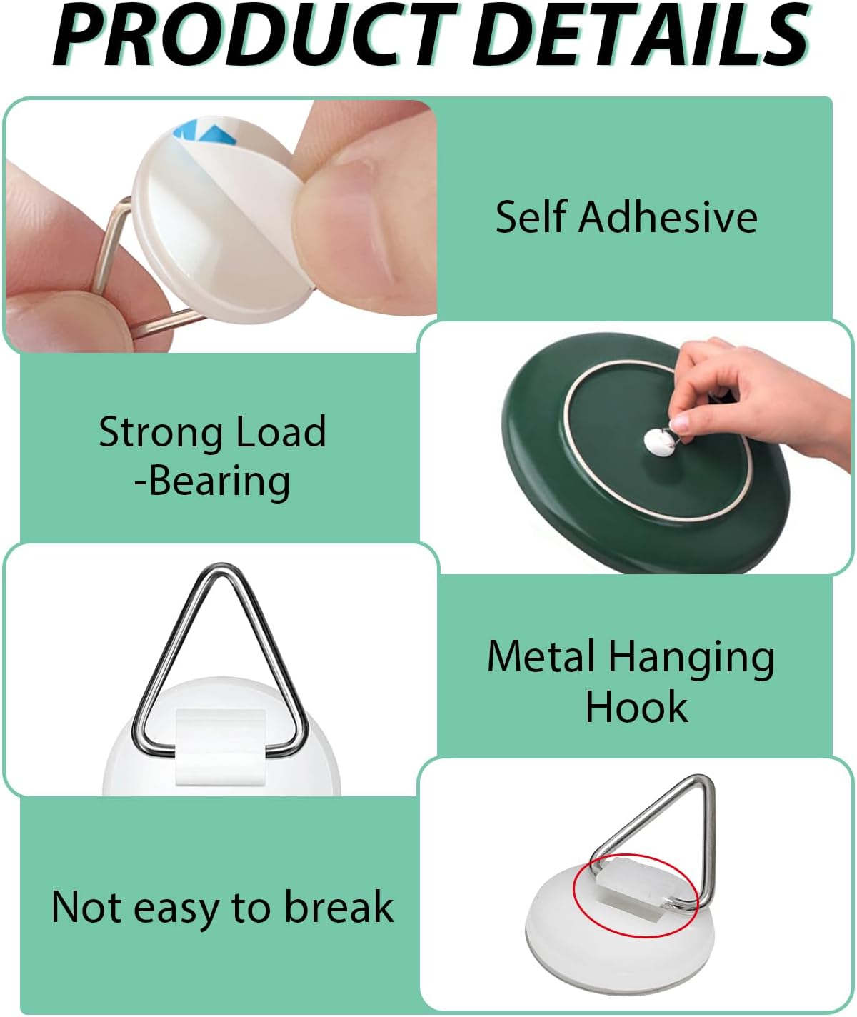 54 PCS Plate Hangers for The Wall, 0.8 Inch Mini Adhesive Vertical Plate Holders, Invisible Plate Hanger, Wall Hanging Hooks for Decorative Plates Pictures