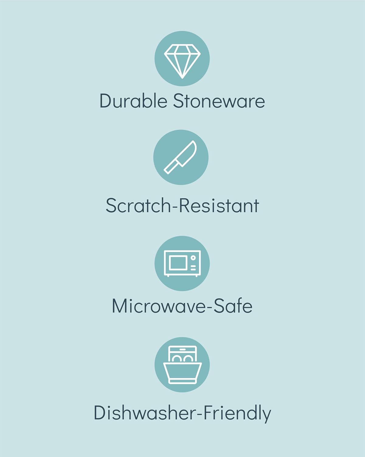 Stoneware coffee mugs set 4 pcs – 14.5 oz petrol blue ceramic cups – Dishwasher and microwave safe – Stylish modern coffee cup set – Dinner service Pure Living Interior Design