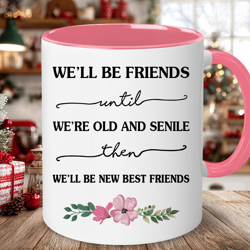 Personalized Bestie Mug - Christmas, Birthday Gifts For Best Friend, Bestie, Sister, BFF, Her - Long Distance, Friendship Gift For Women - Valentine Birthday Present To Her, Soul Sister