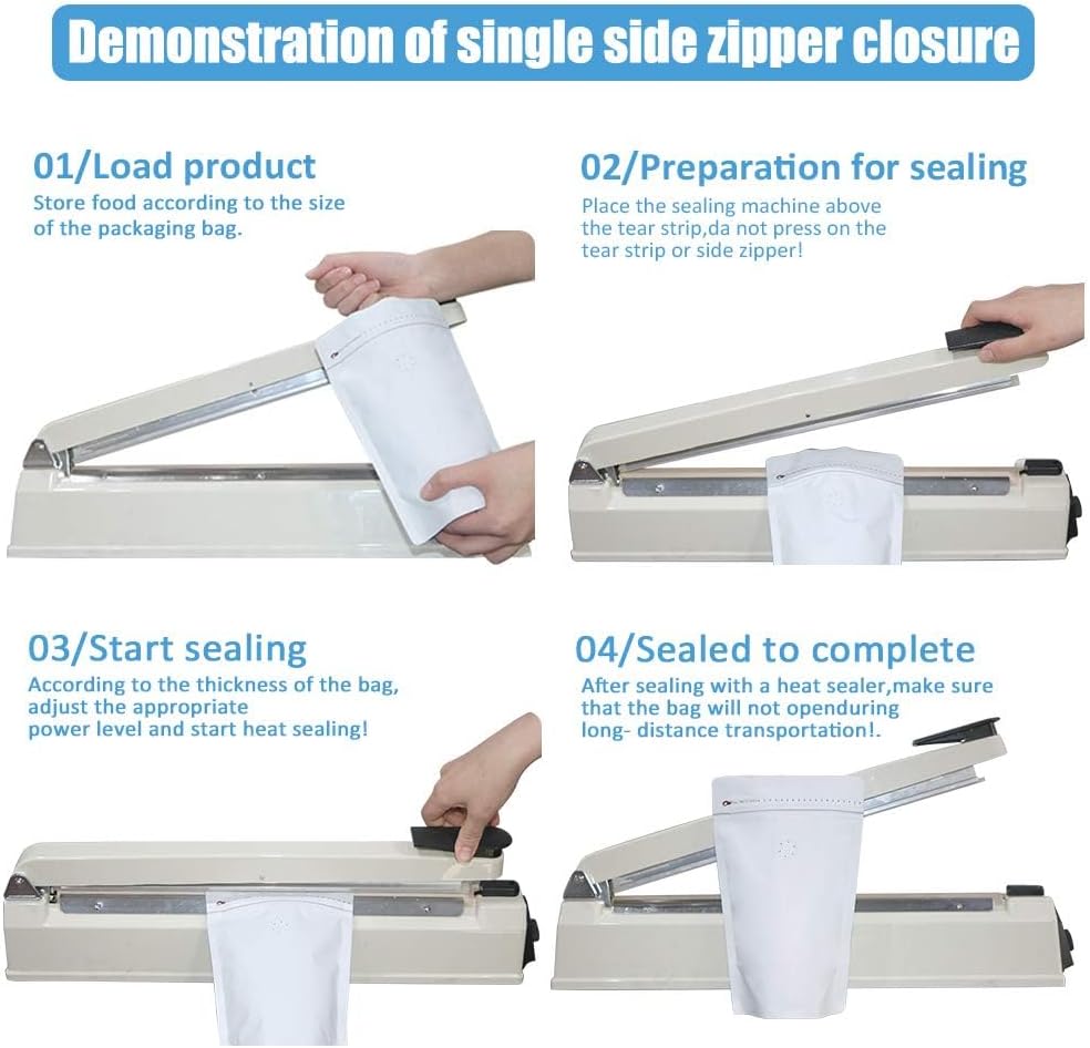 REMTAP Coffee Bags with Valve High Barrier Aluminumed Foil Flat Bottom Standing Coffee Beans Storage Bags,Reusable Heat Sealable Side Zipper Pouches (8oz/50pcs, Kraft)