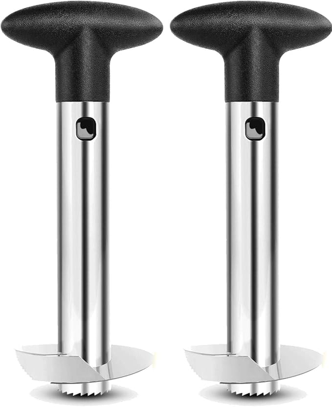 2 Pack Pineapple Slicers Corer Tools Stainless Steel Remove Peel Cut