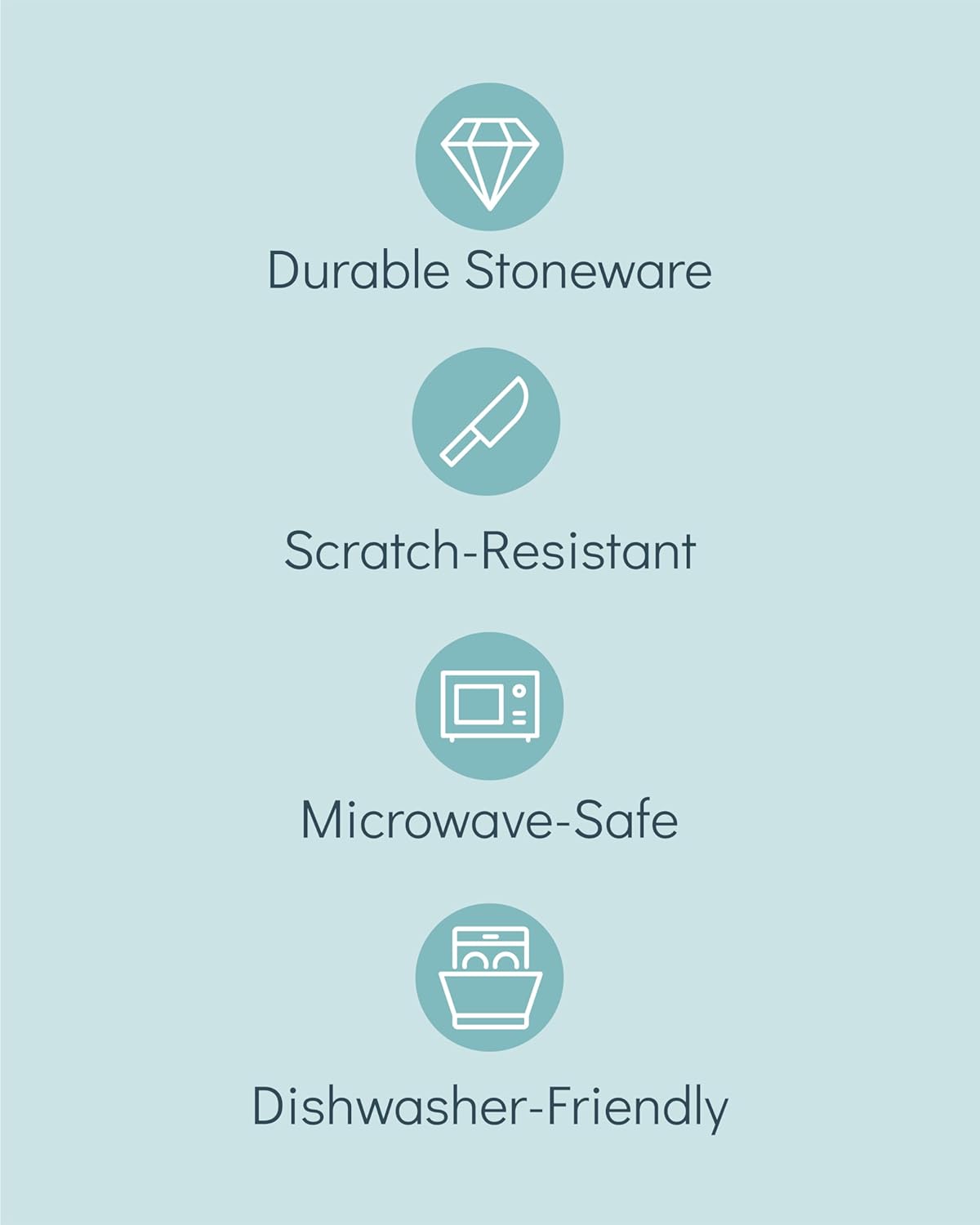 Stoneware coffee mugs set 8 pcs – 12 oz matte black ceramic cups – Dishwasher and microwave safe – Stylish large mug set – Dinner service Pure Living