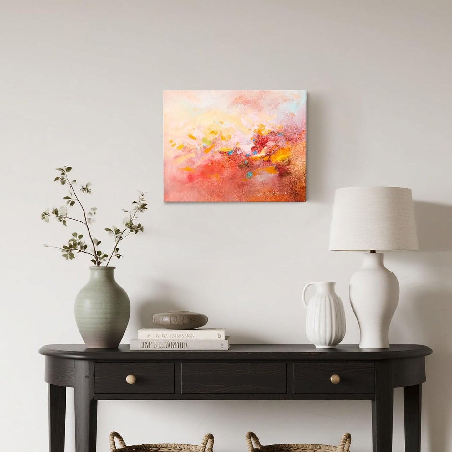 Gloliv Canvas Wall Art – Abstract Wall Decor Painting, Artist-Authorized Reproduction Canvas Prints, Modern Wall Art Decor for Living Room, Bedroom, or Office 23"x20"