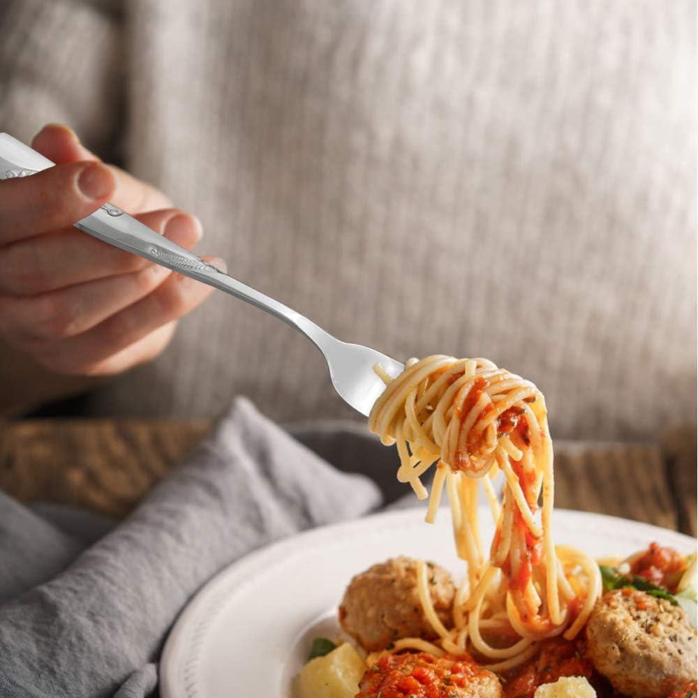 40-Piece Stainless Steel Flatware Cutlery, Service for 8