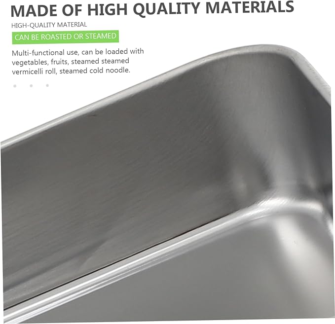 Fresh-Keeping Baking Tray with Lid 9.05X6.69X1.96 Inch Airtight Cake Container for Oven and Refrigerator Food Storage