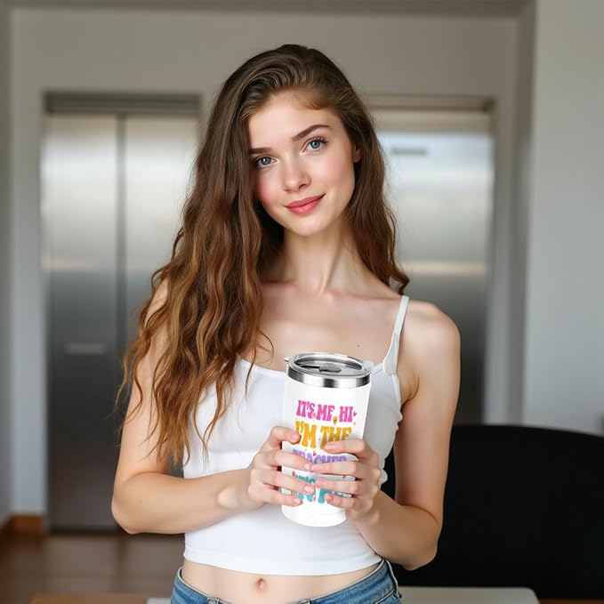 jeilink Teacher Gifts, Teacher Appreciation Gifts, 20 oz Insulated Tumbler, Tumbler with Lid, Vacuum Travel Coffee Mug Stainless Steel Cup Thank You Gift for Women Girl Friend Christmas Birthday