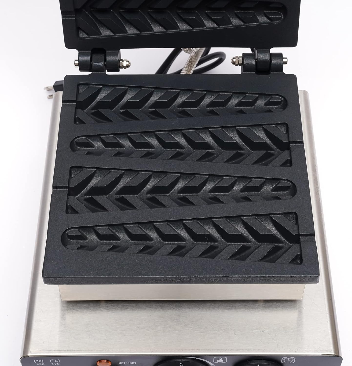 4PCS Electric Stick Waffle Pancake Maker,Non-stick Pancake Baker Machin,110v Rotated Muffin Maker Machine,Electric Muffin Maker Stainless Steel for Home Kitchen,control 50-300℃