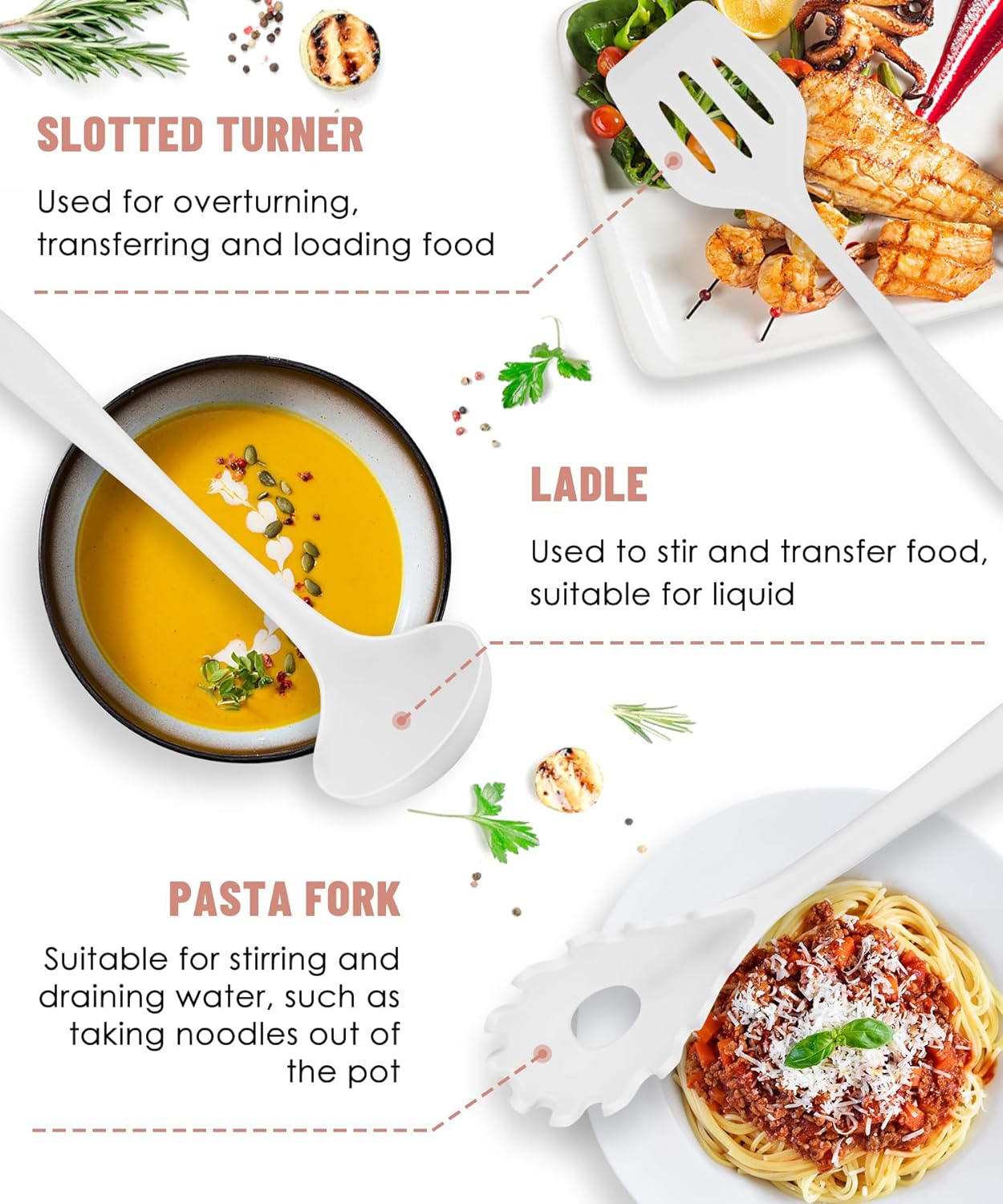 Kitchen Utensils Set-12 Pieces Silicone Cooking Utensils Set (Dishwasher Safe) 392°F Heat Resistant Spatula Set,Kitchen Utensil Set for Nonstick Cookware,Best Kitchen Tools with Holder