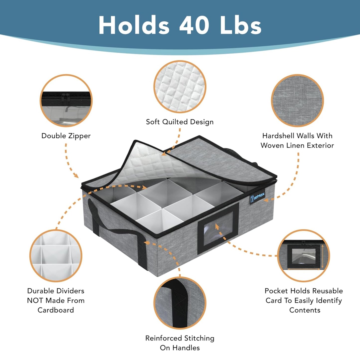 8oz 1/2 Pint Jelly Mason Jar Organizer, Sturdy Pantry Canning Jar Storage Containers, Holds 12 1/2 Pint Mason Jars, Foldable Canning Organizer, Stackable Home Storage Box w/Lid & Label holder