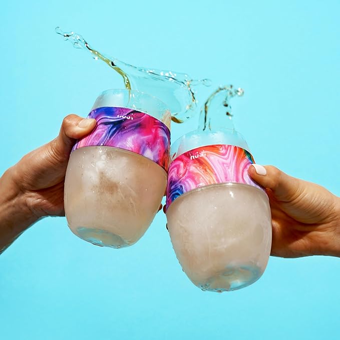 HOST Wine Freeze Cooling Cup, Double Wall Insulated Freezable Drink Chilling Tumbler with Freezing Gel | Glasses for Red and White Wine, Set of 1, 8.5 oz, Unicorn