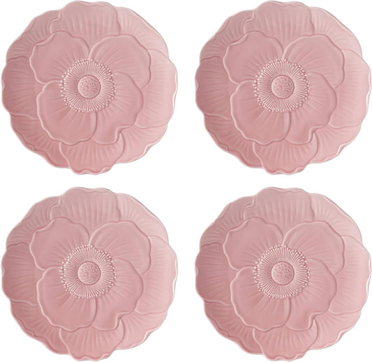 Lenox 897768 Butterfly Meadow Floral Accent Plates, Pink, Set of 4