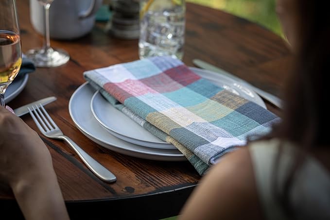 Fortessa Grand City Sandblasted 18/10 Stainless Steel 5 Piece Flatware Set, Service for 1, Sandblasted Silver (Pack of 2)