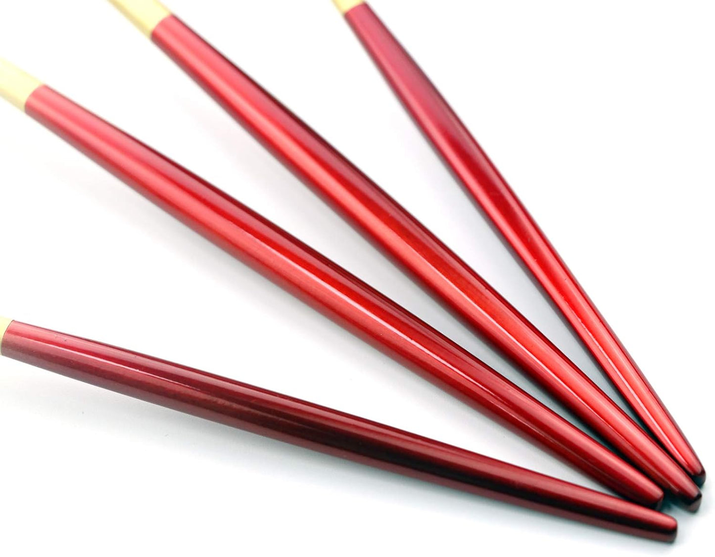 Gugrida 20 Pieces Matte Gold Red Handle 18/10 Stainless Steel Silverware, Flatware Titanium Black Cutlery, Utensils for Home Restaurant Service for 4, Dishwasher Safe (Red Gold)