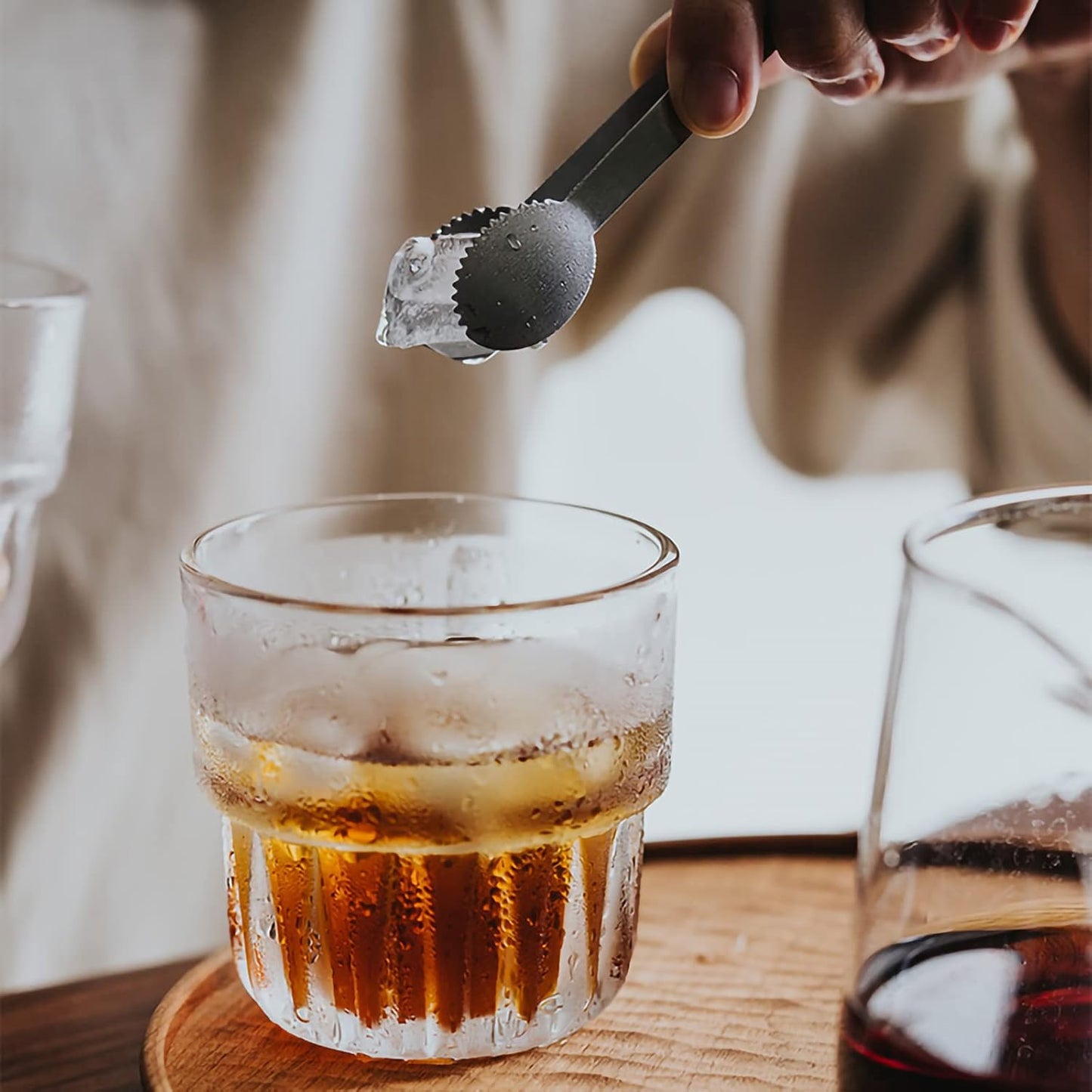 9 PCS Mini Serving Tongs,Stainless Steel Small Serving Utensils, Kitchen Tongs Food Tongs Small Kitchen Tongs forServing Food,Ice Cube,fruits,Sugar (4.8" Appetizer Tongs)