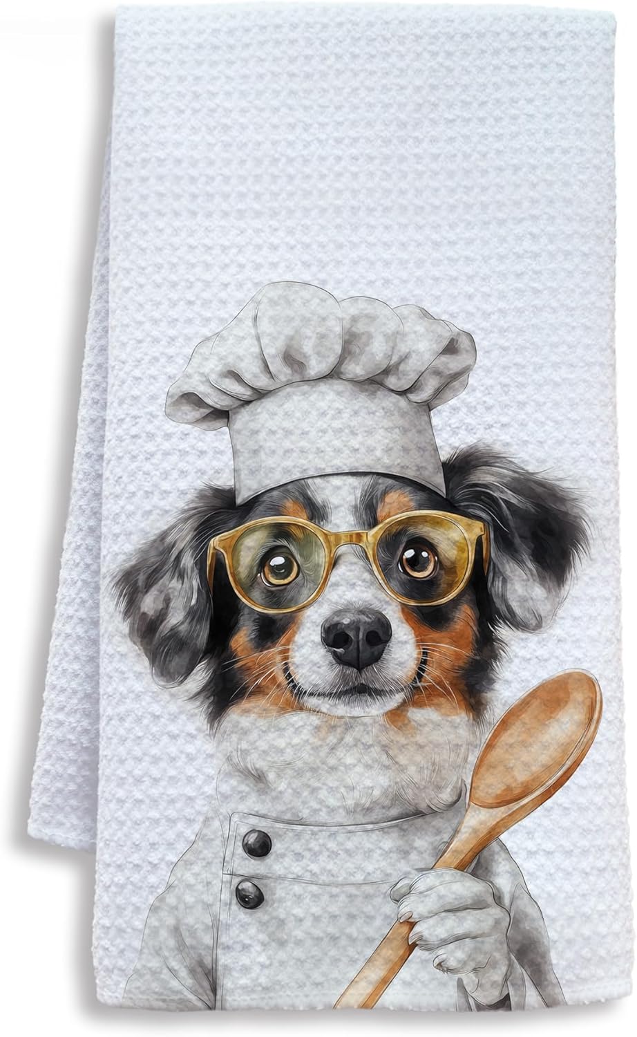 Funny Australian Shepherd Dog Kitchen Towels, Australian Shepherd Gifts for Women Dish Tea Towels for Kitchen, Dog Lovers Mom Dad Owner Gifts Decorative Hand Towels, 16x24 Inch