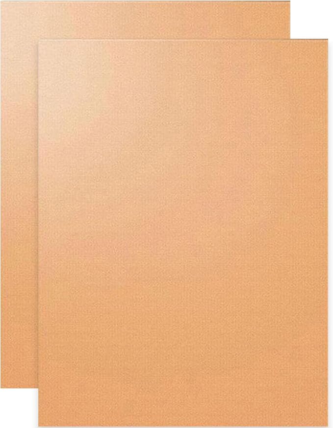 Copper Grill & Baking Mats Set of 2 - Non Stick Barbecue Grilling Mats - In Storage Case. Reusable - Easy to Clean & Dishwasher Safe Barbecue Grilling Mat with Heat Resistance up to 500°F by O-Yaki