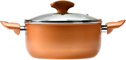 RAVELLI Italia Linea 20 Non Stick Dutch Oven, 5 Quart