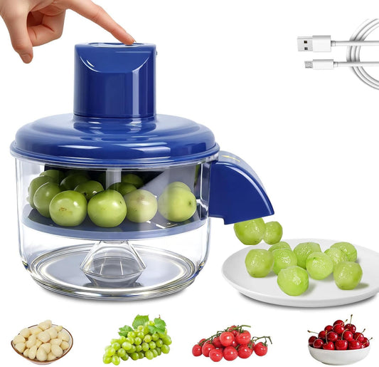 Automatic Vegetable Peeler, Electric Garlic Peeler, Rechargeable Smart Fruit Peeler Machine, for Small Fruits,Grapes, Garlic, Cherry