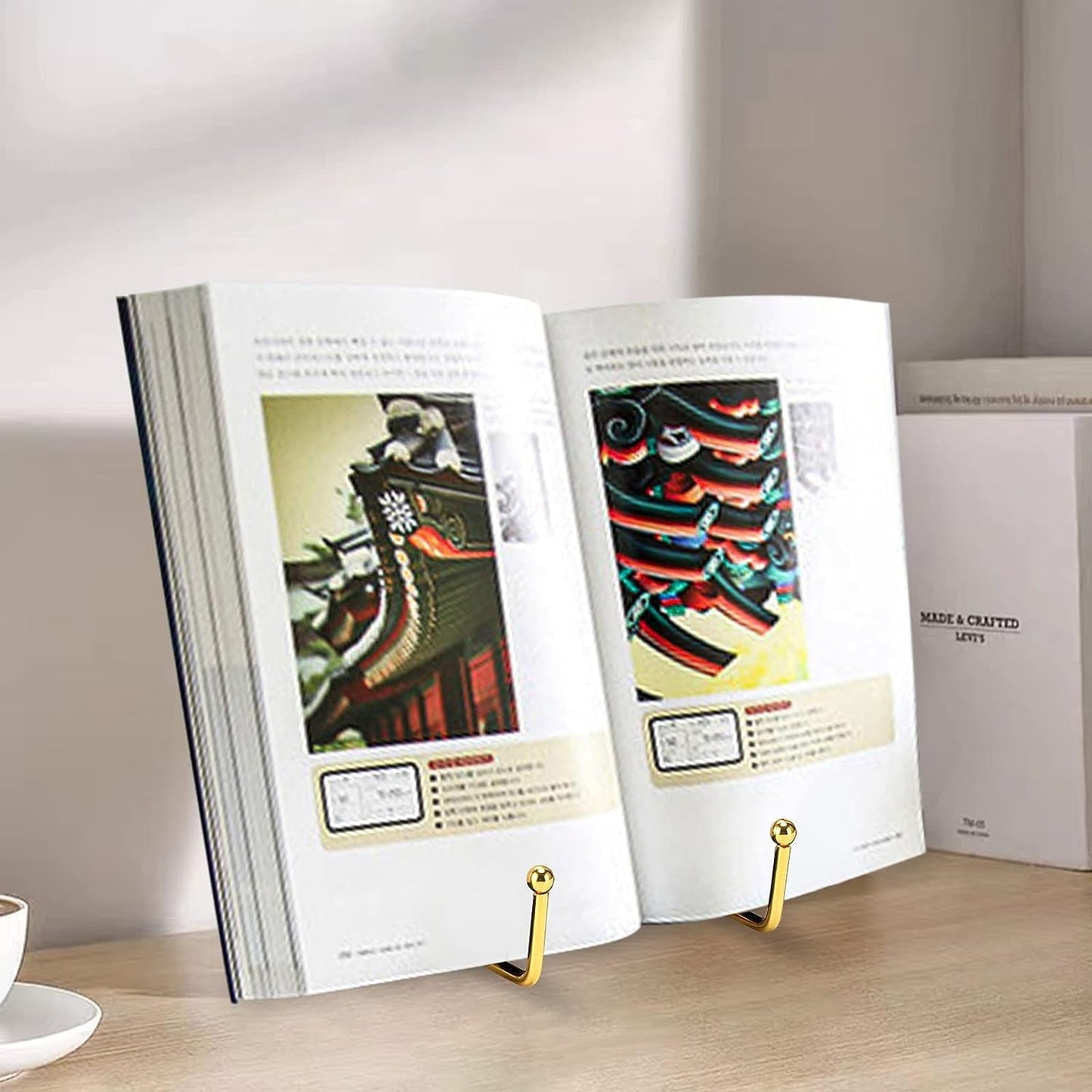 Kruodop 6 Inch Plate Stands for Display, 5 Pack Plate Holder Display Stand, Black Metal Frame Easel Holder Stand for Pictures,Book, Photo, Decorative Plate, Silver