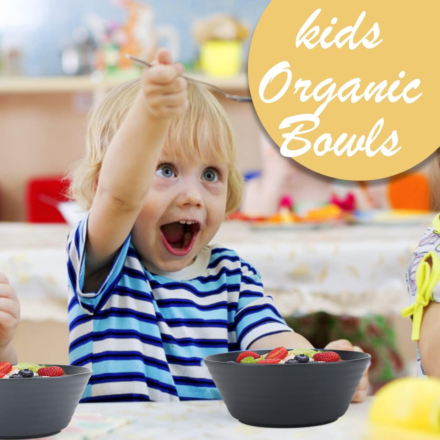 Wrova Wheat Straw Bowl Sets,6 PCS Unbreakable Big Cereal Bowl 50 OZ,Microwave and Dishwasher Safe Bowls,Large Salad Bowls for Camping,Picnic,Apartment,Dorm,RV (Classic Series)