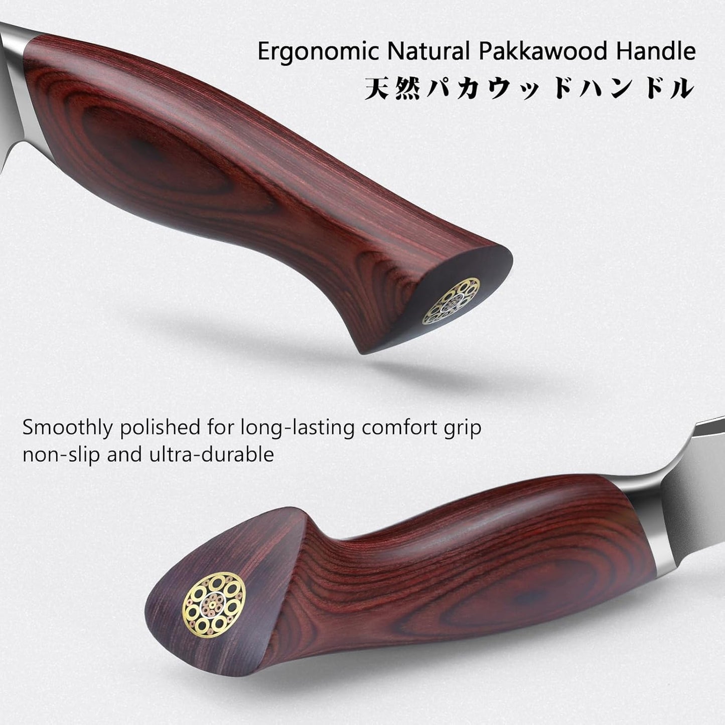 SHAN ZU 10 Inch Bread Knife, Razor Sharp Sourdough Slicing Knife, Japanese High Carbon 10Cr15Mov Stainless Steel Cake Knife, Multifunction Serrated knife for Homemade Bread