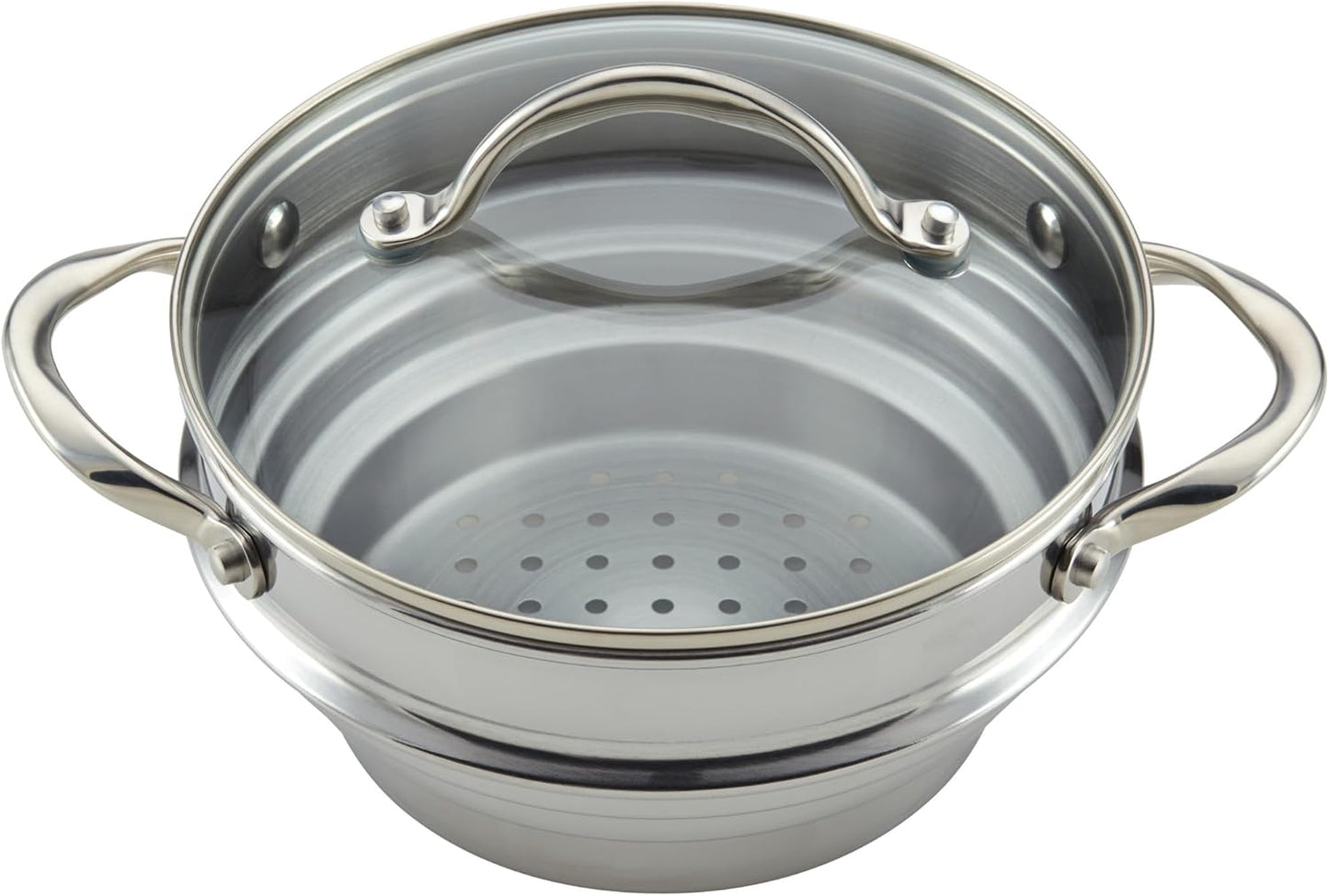 Anolon Classic Stainless Steel Universal Covered Steamer Insert