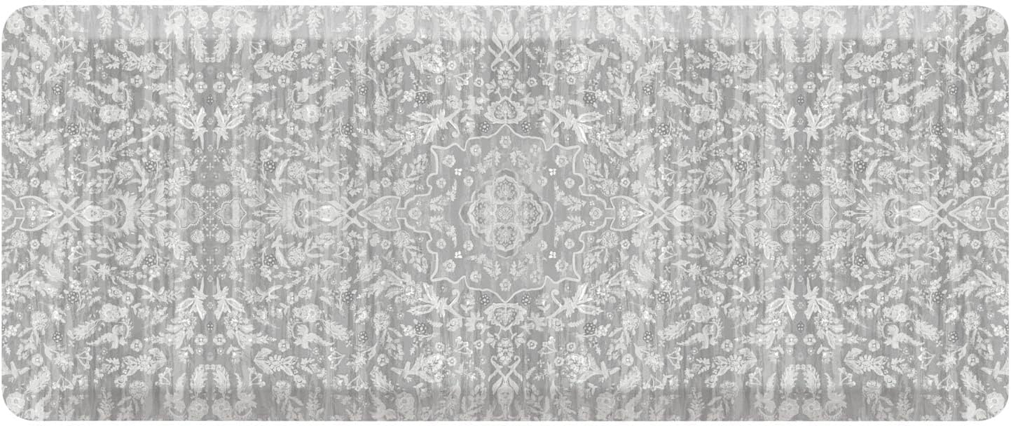 House of Noa Nama Standing Mat – Anti-Fatigue Cushioned Kitchen Mats for Floor | Ergonomic Bounce-Back Foam Kitchen Mats | Anti-Fatigue Mats for Kitchen & Standing | Emile Earl Grey | 22" x 54"