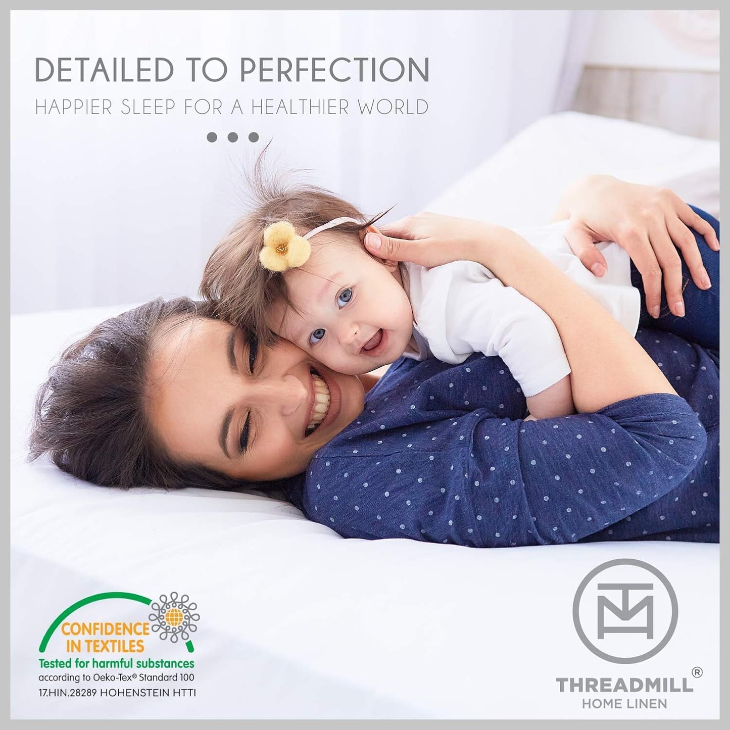 300 Thread Count Jacquard Tradition Light Beige Queen Sheets - 100% Cotton Breathable Silky Soft Damask Sheets - 3 Pc Bed Sheet Set Elasticized Deep Pockets - Wrinkle Free Bedding Sheets by Threadmill