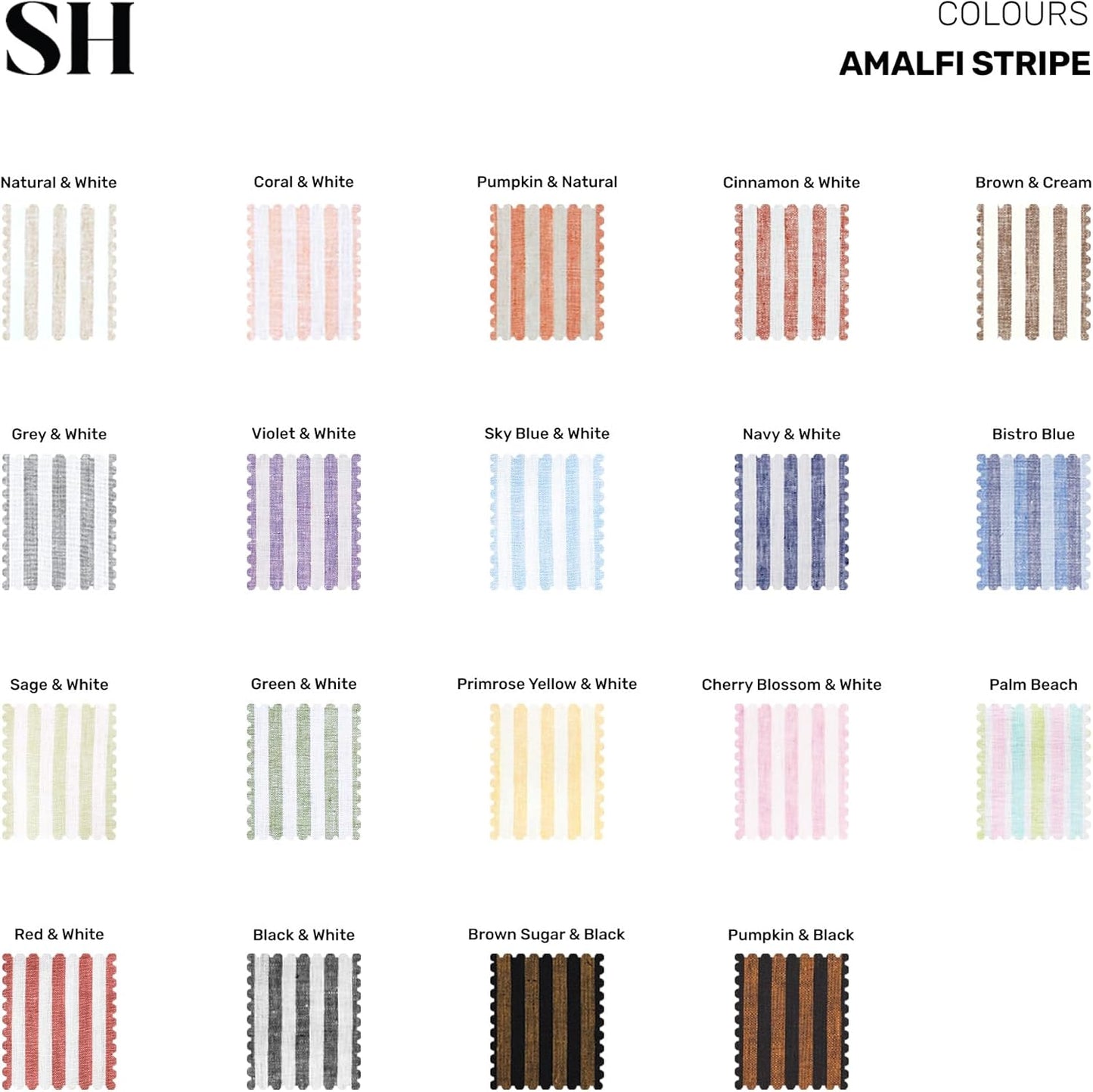 Solino Home Table Runner 144 Inches Long - Amalfi Stripe, 100% Pure Linen Brown Sugar and Black Table Runner 14 x 144 Inch for Dining, Fall, Autumn, Thanksgiving