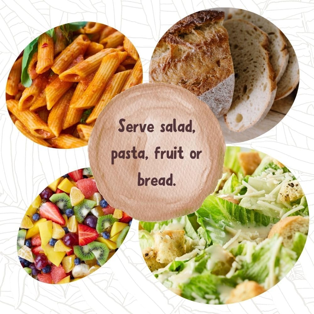 Extra Large Salad Bowl, 17" Wide, Big Serving Dish for Salad, Pasta, Cut Fruit, Party, Catering, Wedding, Restaurant, Kitchen Countertop Fruit Bowl, Farmhouse Style, Mango Wood