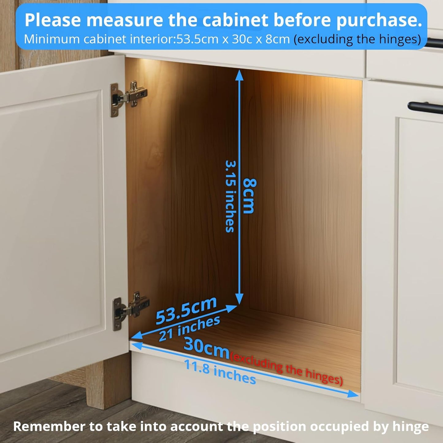 ZOINLIY Pull Out Cabinet Organizer, Versatile Slide Out Kitchen Organizers and Storage,Heavy Duty Drawer Cupboard Storage Basket, Smooth Sliding, Chrome Finish,11.8" W x 21" D