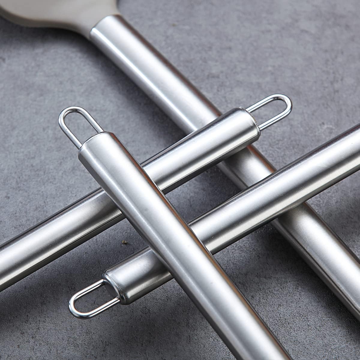 Berglander 38-Piece Non-Stick Silicone Cooking Utensils Set, Kitchen Tools Set, Stainless Steel Utensil Holder, Dishwasher Safe