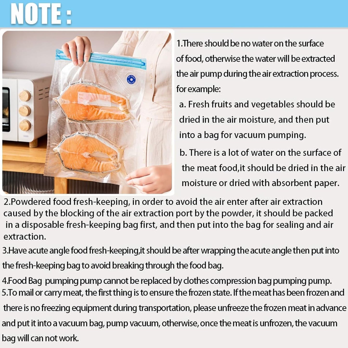 Super Large Sous Vide Bags12pcs kit,BPA Free Reusable Vacuum Sealer Bags and 3pcs Sealing Clips for Food Storage and Sous Vide Cooking(11.8x13.4in/30x34cm)