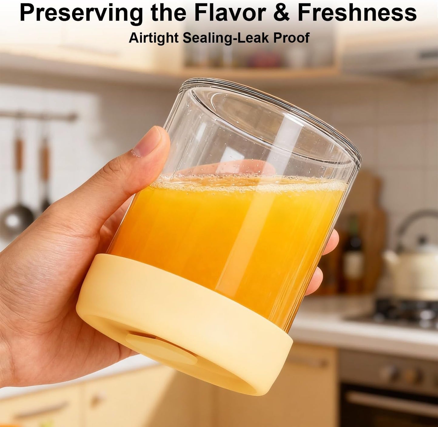 4-Pack Overnight Oats Containers with Lids, 14oz Glass Mason Jars for Overnight Oats Salad Yogurt Sugar Snacks Spices, BPA-Free