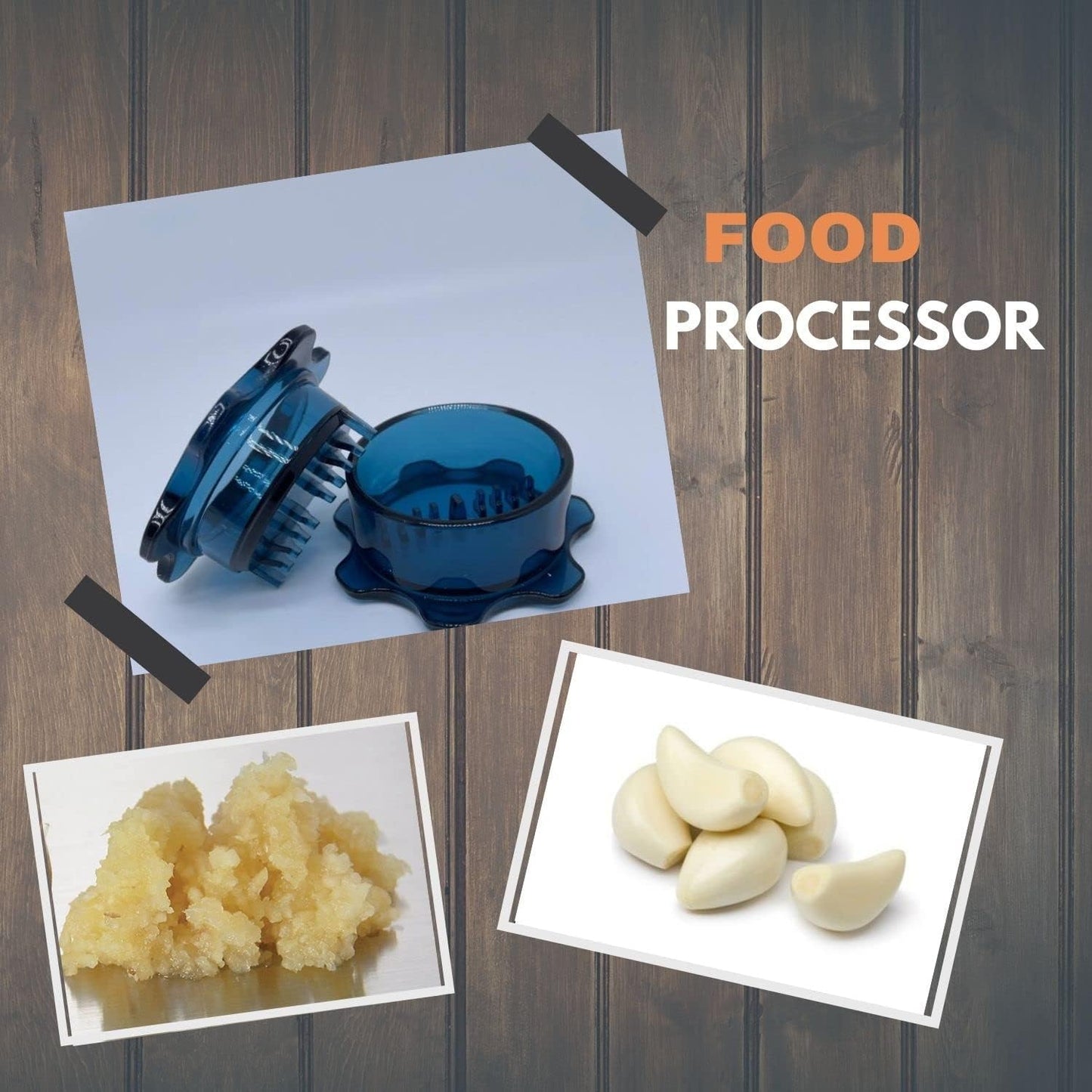 Angel’s Peel Lounge Grlic Mincer, Manual Garlic Press for Quick Meal Preparation - Kitchen Tools for Mincing Grlic, Ginger, Herbs, Nuts (Blue color)