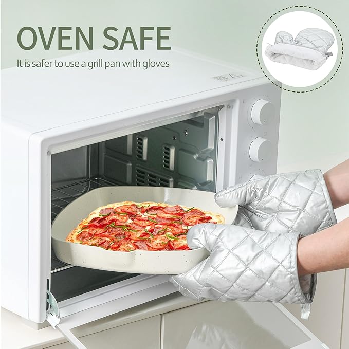 23pcs Ceramic Pots and Pans Set, Nonstick Detachable Handle Cookware, Induction Kitchen Cooking Set with Removable Handle,include Frying Pans & Saucepans Oven Safe, Induction, Stackable Set