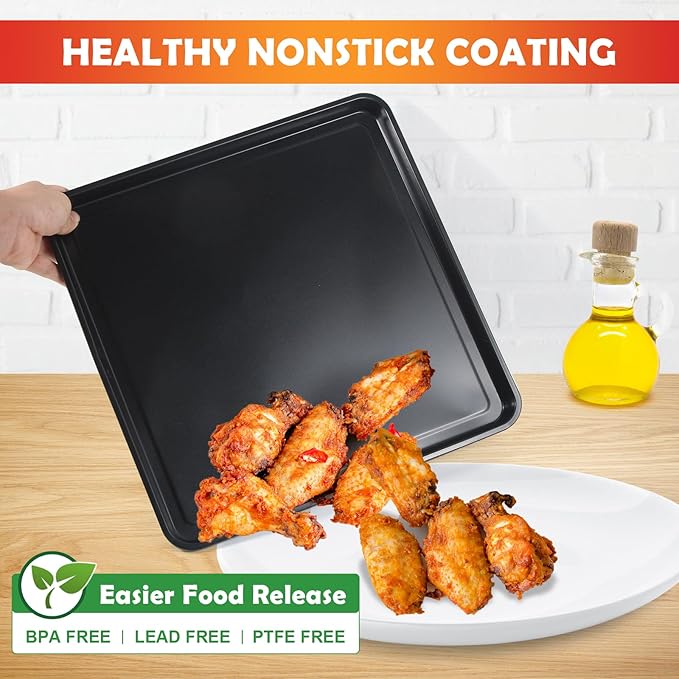 Ericair Oven Air Fryer Basket and Tray Compatible with Ninja SP100, SP101, SP1001C, SP201 Foodi Air Fry Oven, Air Fryer Accessories for Ninja Foodi 8-in-1 Air Fry Oven