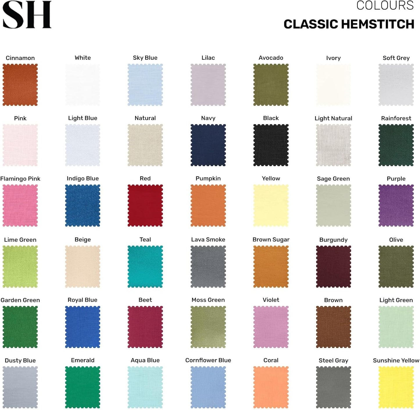 Solino Home Linen Moss Green Table Runner 132 Inches Long - 100% Pure Linen Extra Long Table Runner 14 x 132 Inch for Fall, Autumn, Thanksgiving - Classic Hemstitch