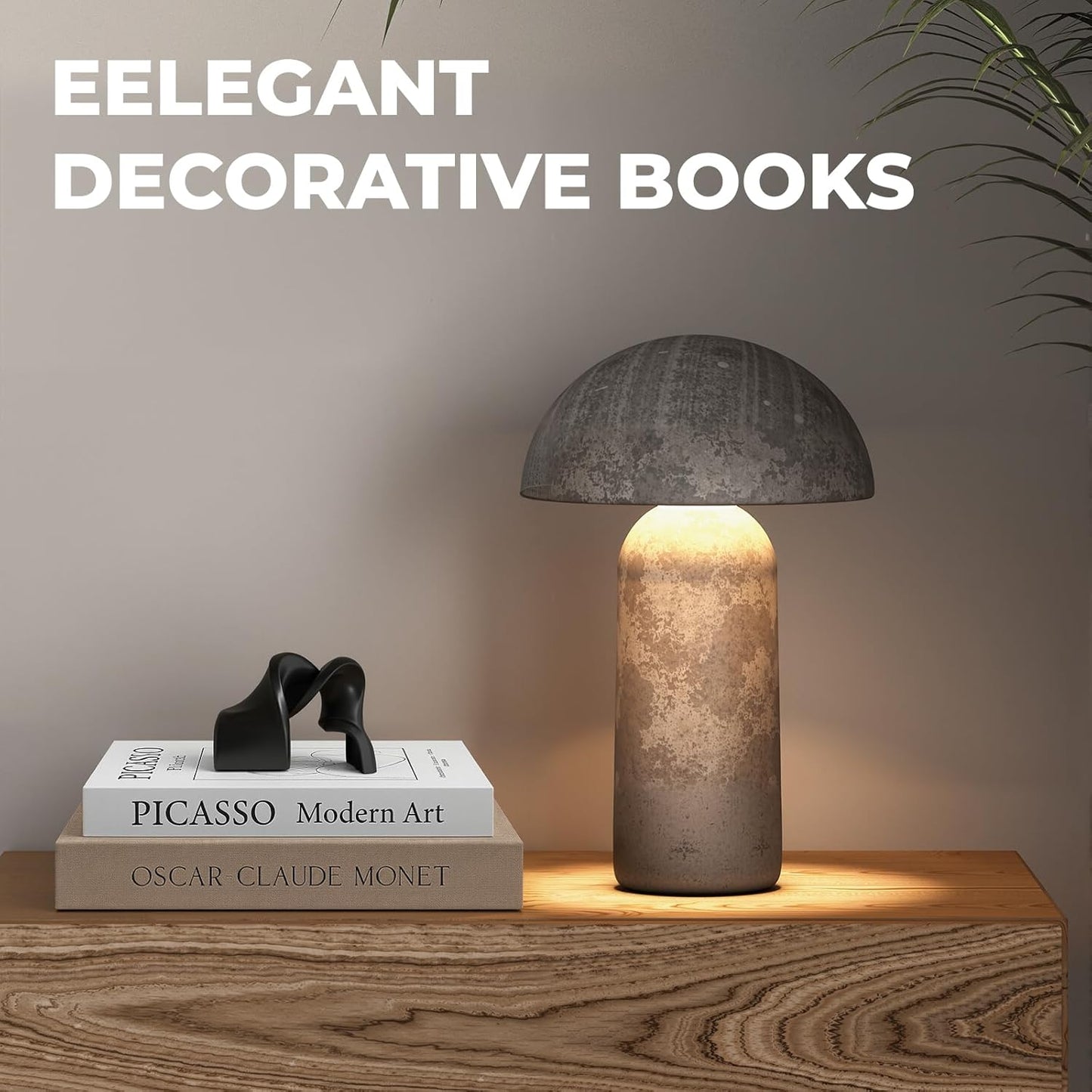 Decorative Books for Home Decor- 2Pcs Linen Decorative Boxes for Aesthetic Room Decoration, Modern Fake Book Storage Boxes for Coffee Table, Bookshelf or Mantle Decor (2Pcs-Tan)